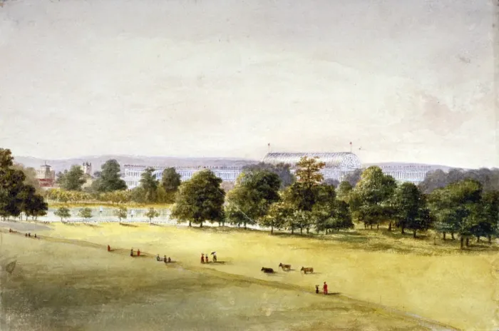 Framed Print : Hyde Park, Westminster, London, 1851 Framed Print : Hyde Park, Westminster, London, 1851