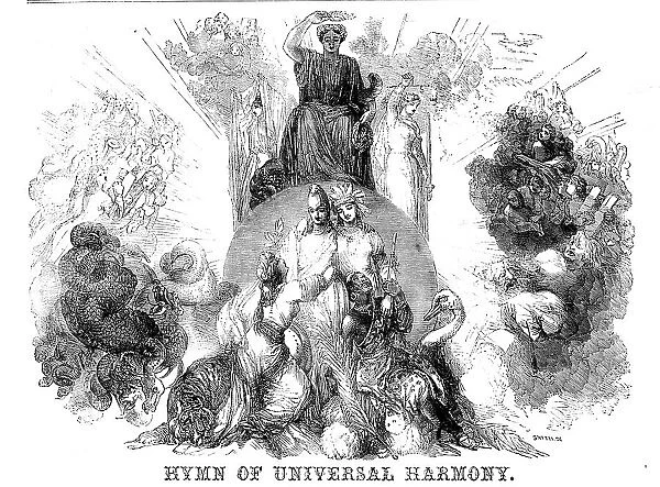 'Hymn of Universal Harmony', 1858. Creator: Smyth. 'Hymn of Universal Harmony', 1858. Creator: Smyth