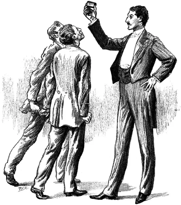 Framed Print : Hypnotised subjects attracted by a matchbox, 1891 Framed Print : Hypnotised subjects attracted by a matchbox, 1891