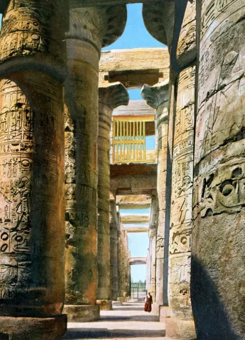 Framed Print : Hypostyle Hall, Karnak Temple complex, Luxor, Egypt, 20th Century Framed Print : Hypostyle Hall, Karnak Temple complex, Luxor, Egypt, 20th Century