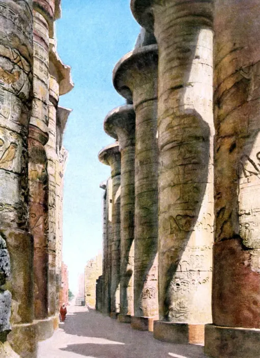 Framed Print : Hypostyle Hall, Temple Karnak, Luxor, Egypt, 20th Century Framed Print : Hypostyle Hall, Temple Karnak, Luxor, Egypt, 20th Century