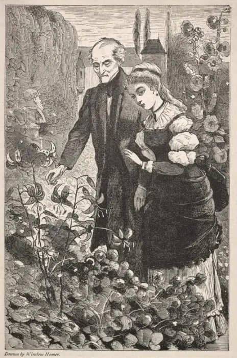Framed Print : I Call them my Children - To Myself, Susan. 1869. Creator: Winslow Homer (American Framed Print : I Call them my Children - To Myself, Susan. 1869. Creator: Winslow Homer (American