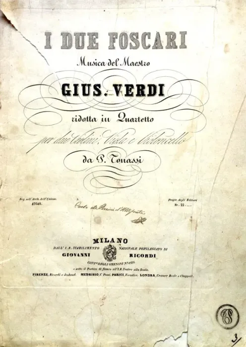 Framed Print : I due Foscari. Quartetto per due Violini, Viola e Violoncello, 1844 Framed Print : I due Foscari. Quartetto per due Violini, Viola e Violoncello, 1844