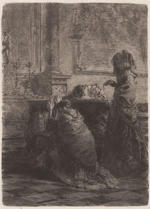 Framed Print : I Fratelli sono al campo (The Men are in the Field), 1870. Creator: Mose, Bianchi Framed Print : I Fratelli sono al campo (The Men are in the Field), 1870. Creator: Mose, Bianchi