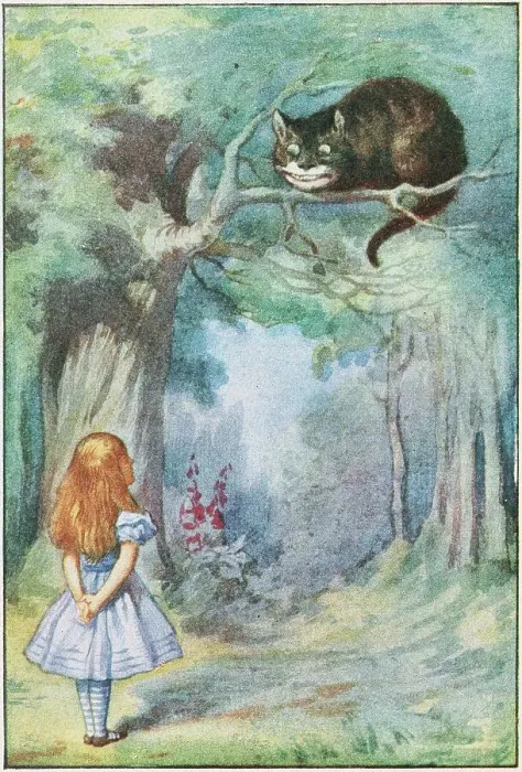 Framed Print : Now I growl when I'm pleased, and wag my tail when I'm angry, 1911. Creator: Tenniel, Sir John (1820-1914) Framed Print : Now I growl when I'm pleased, and wag my tail when I'm angry, 1911. Creator: Tenniel, Sir John (1820-1914)