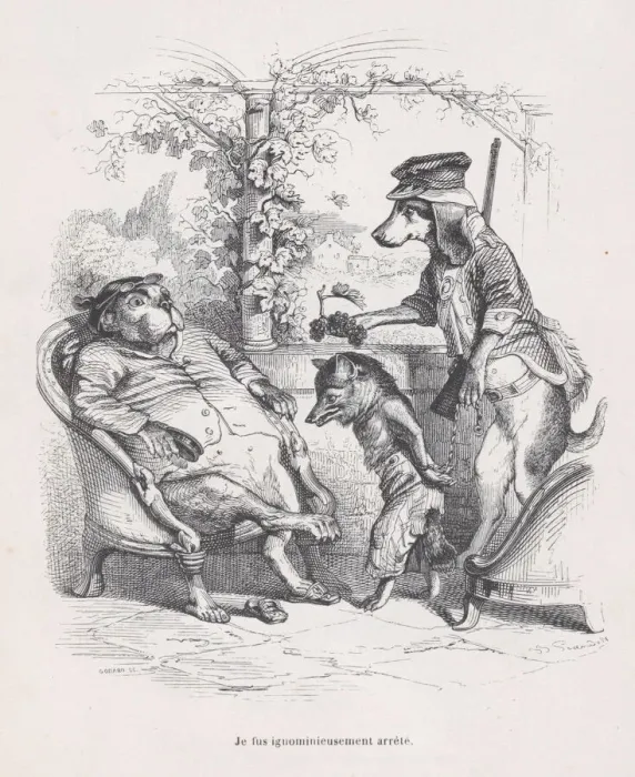 Framed Print : I was ignominiously arrested from Scenes from the Private and Public Life of Animal Framed Print : I was ignominiously arrested from Scenes from the Private and Public Life of Animal