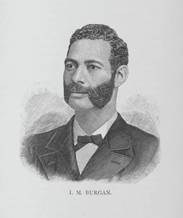 Framed Print : I. M. Burgan, 1887. Creator: Unknown Framed Print : I. M. Burgan, 1887. Creator: Unknown