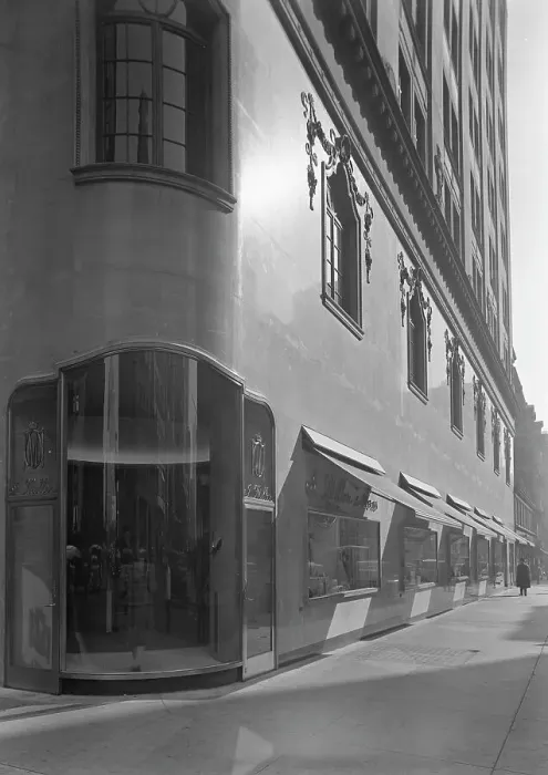 Framed Print : I. Miller shoe store, business at 5th Ave and 54th St. New York City, 1939. Creator: Gottscho-Schleisner, Inc Framed Print : I. Miller shoe store, business at 5th Ave and 54th St. New York City, 1939. Creator: Gottscho-Schleisner, Inc