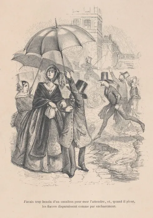 Framed Print : I was in too much need of an omnibus, but as soon as it starts raining Framed Print : I was in too much need of an omnibus, but as soon as it starts raining
