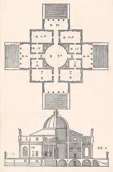 I quattro libri dell'architettura di Andrea Palladio. Ne'quale dopo un breue trattato de