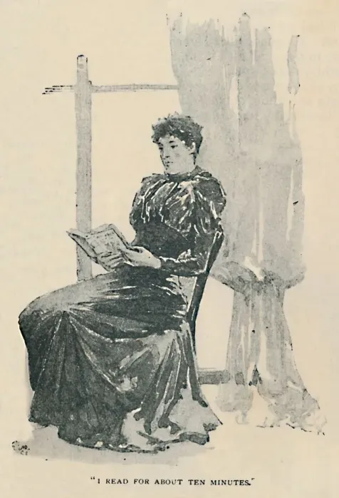 Framed Print : I Read For About Ten Minutes, 1892. Artist: Sidney E Paget