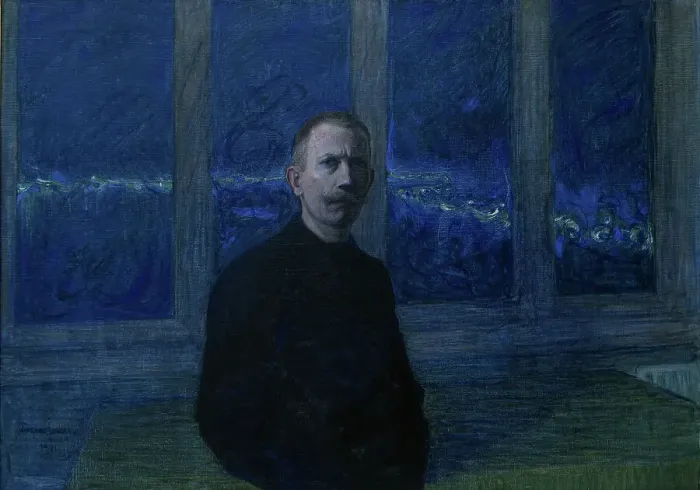 Framed Print : I. Self-portrait, 1901. Creator: Jansson; Eugène (1862-1915) Framed Print : I. Self-portrait, 1901. Creator: Jansson; Eugène (1862-1915)