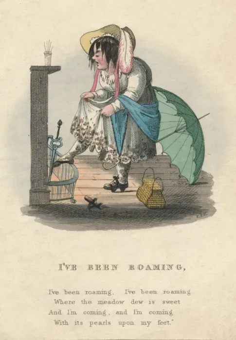 Framed Print : I ve Been Roaming, 1828. Creator: Unknown Framed Print : I ve Been Roaming, 1828. Creator: Unknown