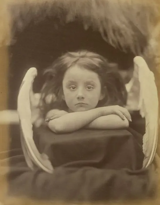 Framed Print : I Wait (Rachel Gurney), 1872. Creator: Julia Margaret Cameron Framed Print : I Wait (Rachel Gurney), 1872. Creator: Julia Margaret Cameron