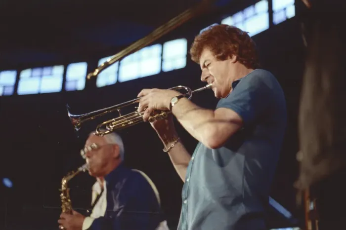 Framed Print : Ian Hunter-Randall and Terry Lightfoot, Edinburgh Jazz Festival, 1986 Framed Print : Ian Hunter-Randall and Terry Lightfoot, Edinburgh Jazz Festival, 1986