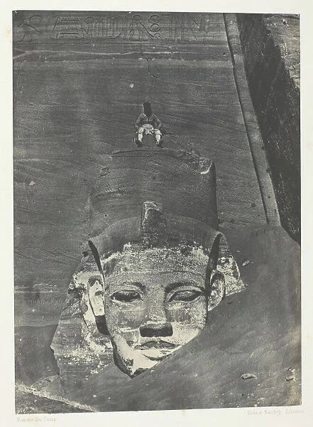 Ibsamboul, Colosse Occidental Du Speos De Phre;Nubie, 1849  /  51, printed 1852