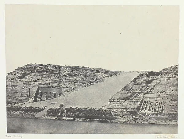 Ibsamboul, Les Deux Speos;Nubie, 1849  /  51, printed 1852. Creator: Maxime du Camp