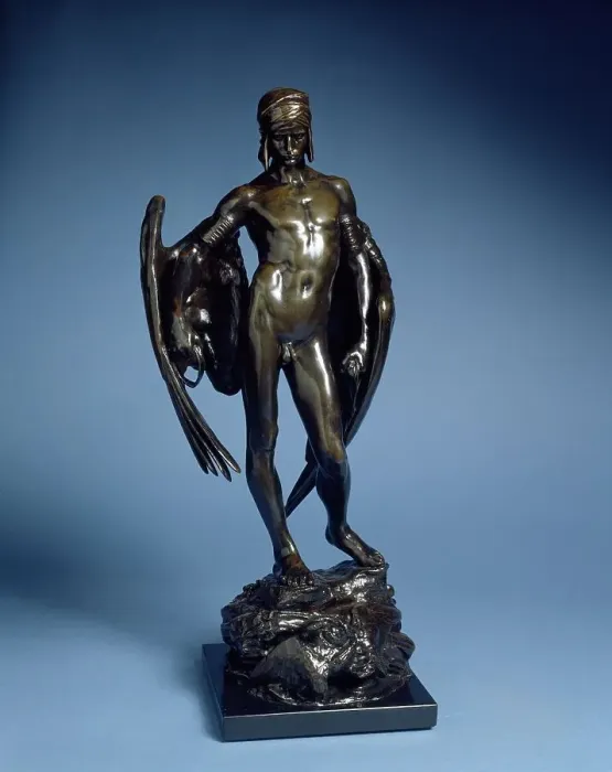 Framed Print : Icarus, 1884. Creator: Alfred Gilbert Framed Print : Icarus, 1884. Creator: Alfred Gilbert