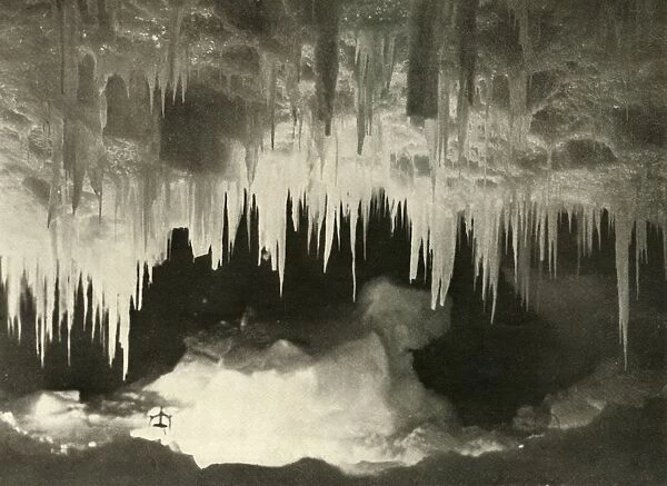 An Ice Cave in the Winter, c1908, (1909)