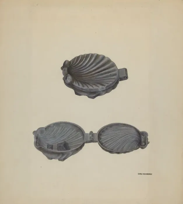 Framed Print : Ice Cream Mold, c. 1941. Creator: Chris Makrenos Framed Print : Ice Cream Mold, c. 1941. Creator: Chris Makrenos