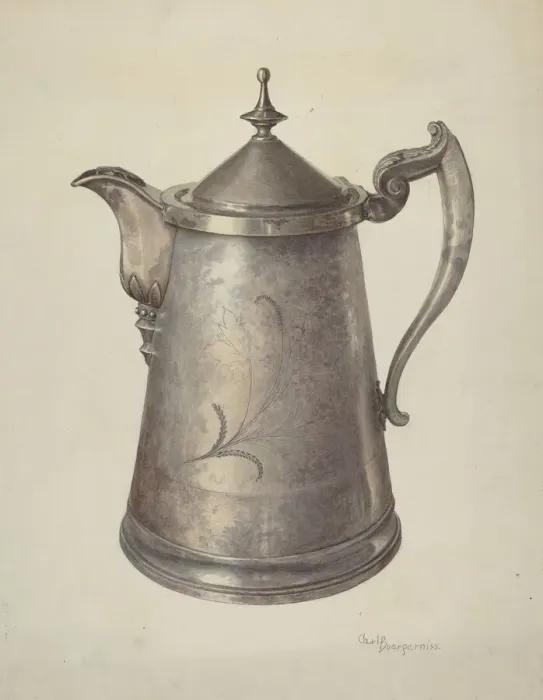 Framed Print : Ice Water Pitcher, 1940. Creator: Carl Buergerniss