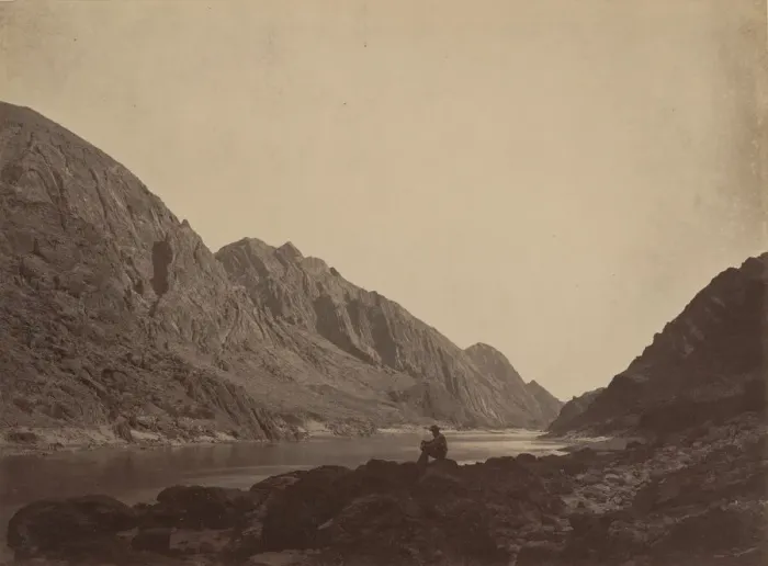 Framed Print : Iceberg Canyon, Colorado River, Looking Above, 1871. Creator: Tim O'Sullivan Framed Print : Iceberg Canyon, Colorado River, Looking Above, 1871. Creator: Tim O'Sullivan