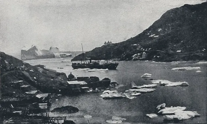 Framed Print : Icebergs in St. Johns Harbour, 1924 Framed Print : Icebergs in St. Johns Harbour, 1924