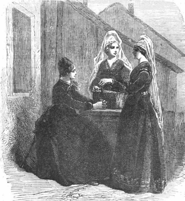 Framed Print : Icelandic Costumes; An Icelanders Notes on Iceland, 1875. Creator: Unknown Framed Print : Icelandic Costumes; An Icelanders Notes on Iceland, 1875. Creator: Unknown