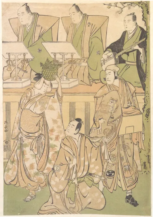 Framed Print : Ichikawa Danjuro Fifth as Kyo no Jiro in Disguise as Dekuroku byoe the Stree Puppet-sh... ca. 1788. Creator: Torii Kiyonaga Framed Print : Ichikawa Danjuro Fifth as Kyo no Jiro in Disguise as Dekuroku byoe the Stree Puppet-sh... ca. 1788. Creator: Torii Kiyonaga
