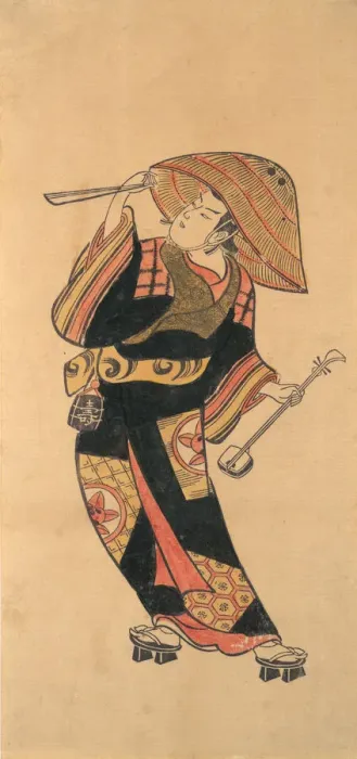 Framed Print : Ichimura Takenojo VIII, ca. 1720. Creator: Attributed to Torii Kiyotomo Framed Print : Ichimura Takenojo VIII, ca. 1720. Creator: Attributed to Torii Kiyotomo