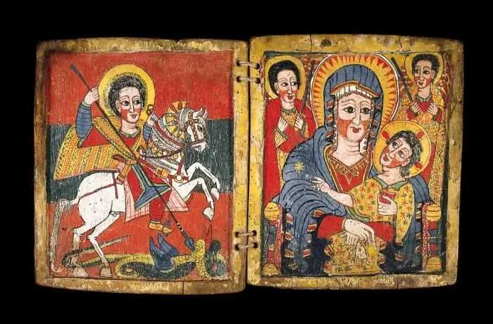 Framed Print : Icon, Late 17th century. Creator: Unknown