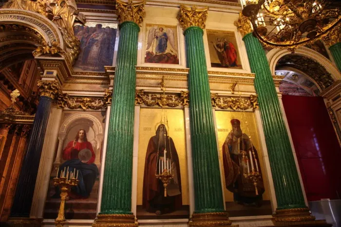 Framed Print : Iconostasis, St Isaacs Cathedral, St Petersburg, Russia, 2011. Artist: Sheldon Marshall