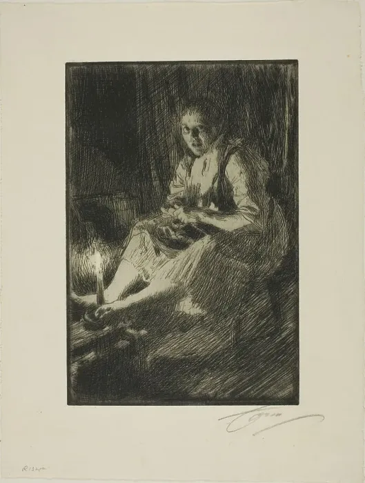 Framed Print : Ida, 1905. Creator: Anders Leonard Zorn Framed Print : Ida, 1905. Creator: Anders Leonard Zorn