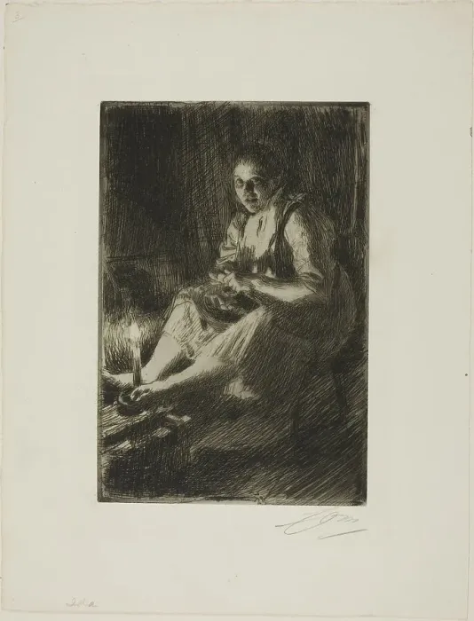 Framed Print : Ida, 1905. Creator: Anders Leonard Zorn Framed Print : Ida, 1905. Creator: Anders Leonard Zorn