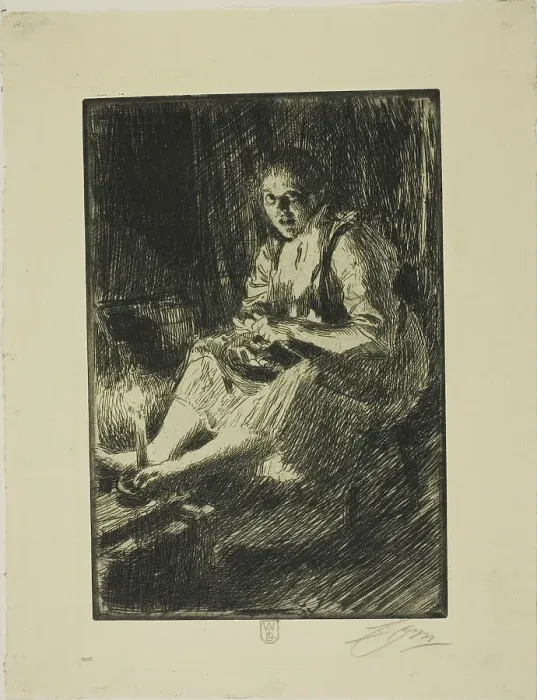 Framed Print : Ida, 1905. Creator: Anders Leonard Zorn Framed Print : Ida, 1905. Creator: Anders Leonard Zorn