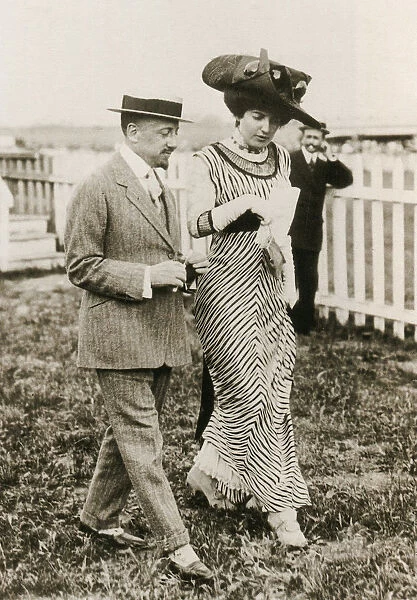 Ida Rubinstein and Gabriele D?Annunzio, c. 1911