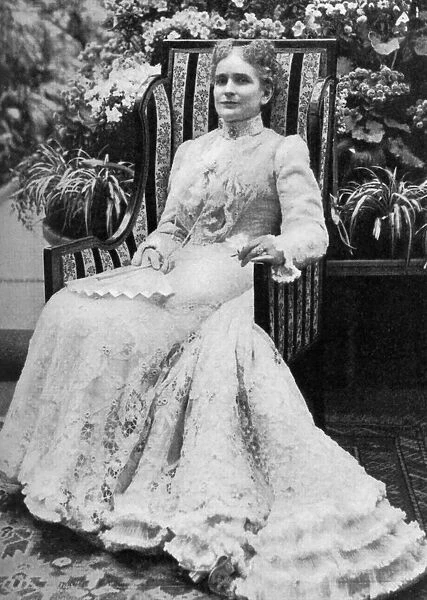 Ida Saxton McKinley, wife of American president William McKinley, c1900, (1908)
