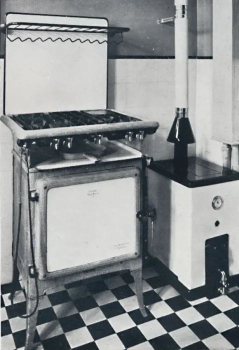 Framed Print : Ideal Boilers & Radiators Ltd. - In black and white or grey mottled, this gas Framed Print : Ideal Boilers & Radiators Ltd. - In black and white or grey mottled, this gas