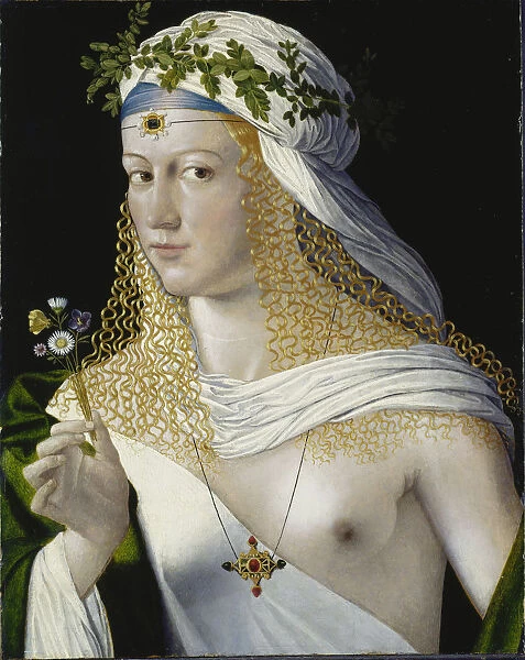 Idealized Portrait of a Courtesan as Flora