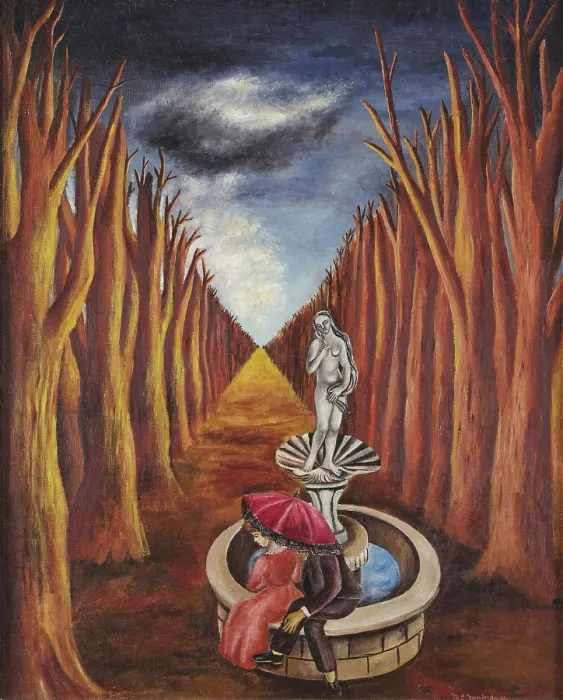 Framed Print : The Idyll, 1946. Creator: Izquierdo, Maria (1902-1955) Framed Print : The Idyll, 1946. Creator: Izquierdo, Maria (1902-1955)