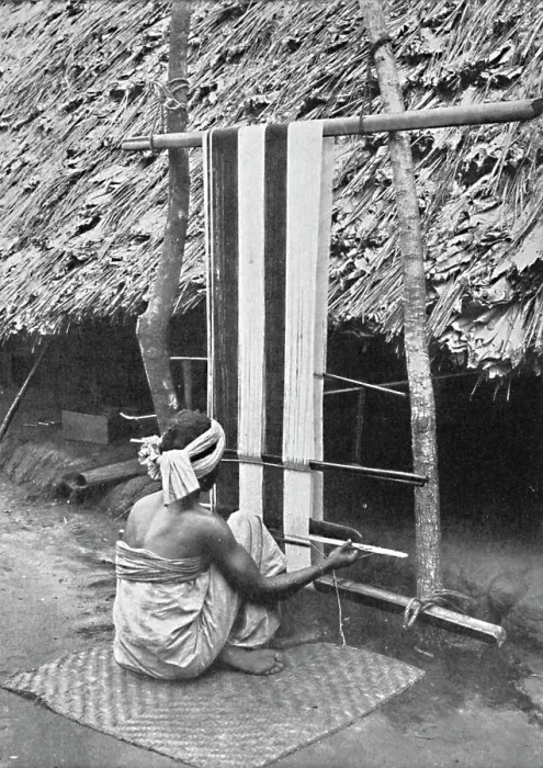 Framed Print : Iebu weaver, 1912. Artist: AW Gelston Framed Print : Iebu weaver, 1912. Artist: AW Gelston