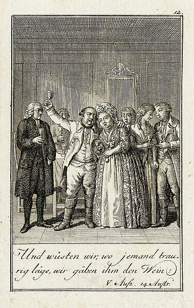 Iffland's Jager, 1786. Creator: Daniel Nikolaus Chodowiecki