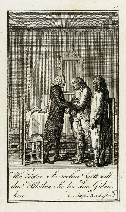 Framed Print : Iffland's Jager, 1786. Creator: Daniel Nikolaus Chodowiecki Framed Print : Iffland's Jager, 1786. Creator: Daniel Nikolaus Chodowiecki