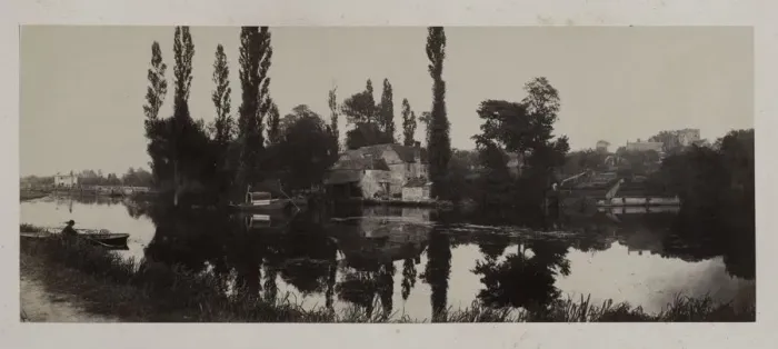 Framed Print : Iffley Mill, 1862. Creator: Victor Prout (British); London, Virtue and Company [First Framed Print : Iffley Mill, 1862. Creator: Victor Prout (British); London, Virtue and Company [First