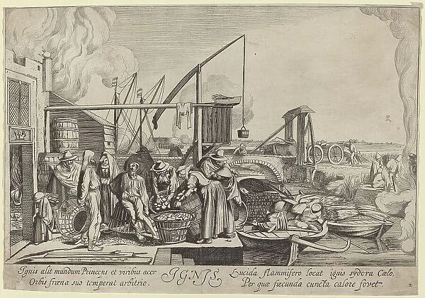Ignis (Fire), 1622. Creator: Jan van de Velde II