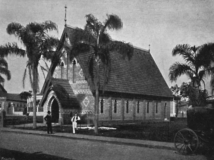 Framed Print : Igreja dos Protestantes, (Protestant Church), 1895. Artist: Paulo Kowalsky Framed Print : Igreja dos Protestantes, (Protestant Church), 1895. Artist: Paulo Kowalsky