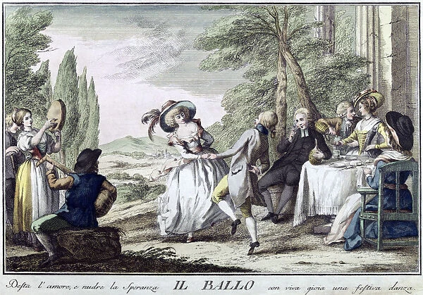 Il Ballo ( The Dance ), 1790. Artist: Giuseppe Piattoli