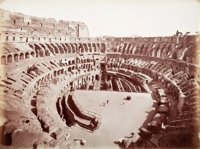 Framed Print : Il Colosseo, Printed 1858 circa. Creator: James Anderson Framed Print : Il Colosseo, Printed 1858 circa. Creator: James Anderson
