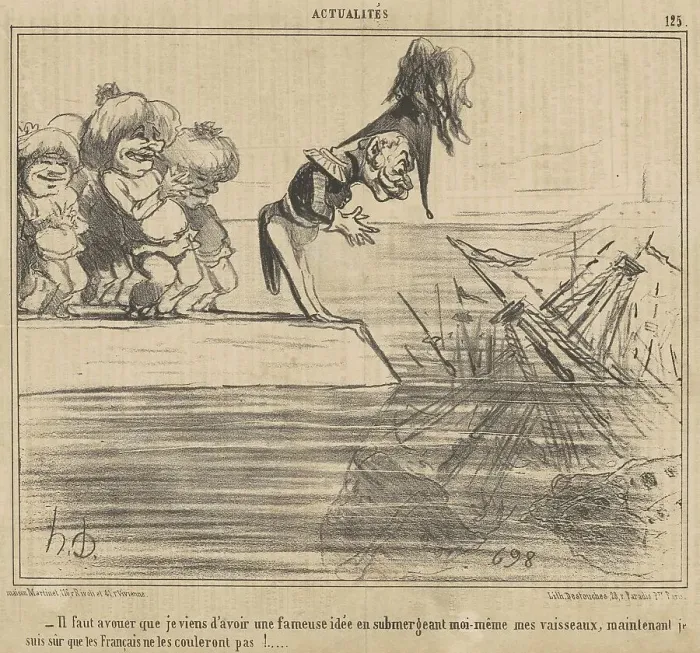 Framed Print : Il faut avouer que je viens d'avoir une... 19th century. Creator: Honore Daumier Framed Print : Il faut avouer que je viens d'avoir une... 19th century. Creator: Honore Daumier