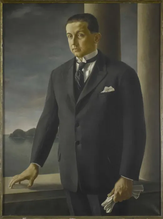 Framed Print : Il figlio dell armatore, 1925. Creator: Oppi, Ubaldo (1889-1942) Framed Print : Il figlio dell armatore, 1925. Creator: Oppi, Ubaldo (1889-1942)